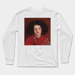 The Irish Girl by Ford Madox Brown Long Sleeve T-Shirt